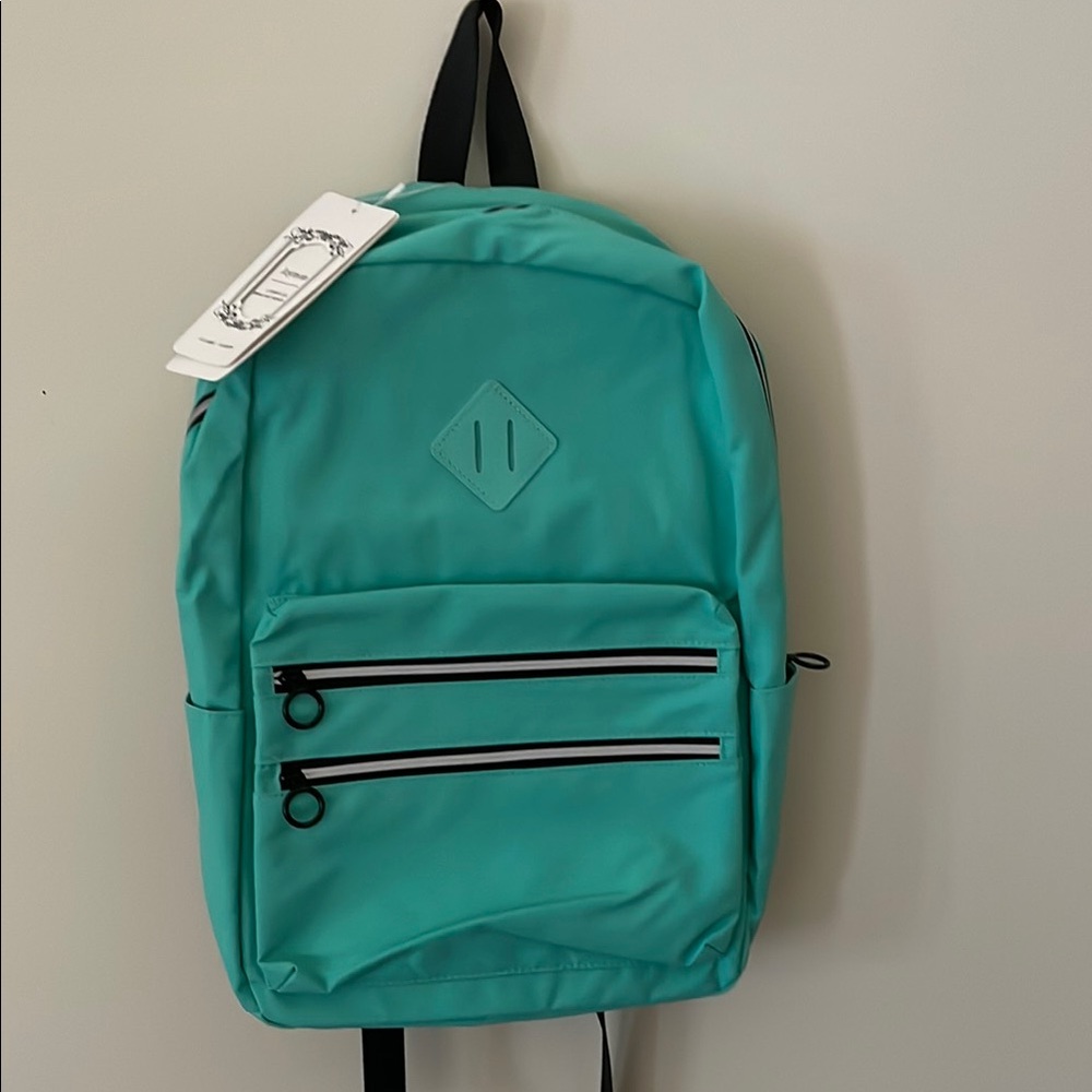 Teal and black colored backpack NEW Brand new with tags NWT